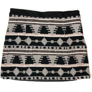Gianni Bini Tribal Print Skirt Size M